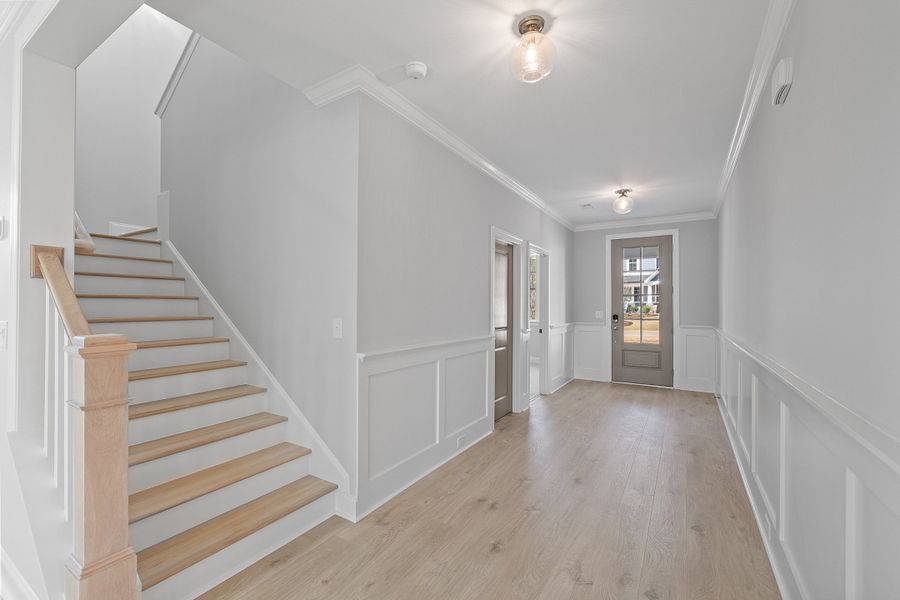 Representative unfurnished interior of a home built from the The Hampton by RobuckHomes in Baylee Ridge, Selma (Image 146).