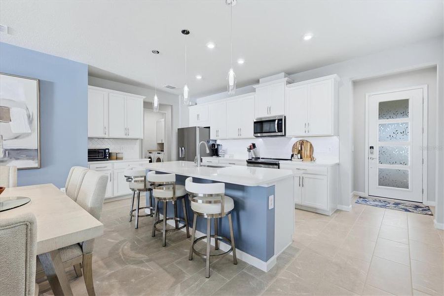 Furnished interior view inside a new home in , Venice (Image 15). Furnished interior view inside a new home in , Venice (Image 15).