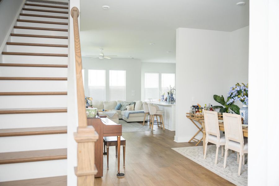 Furnished interior view inside a new home in Carnes Crossroads, Summerville (Image 18).