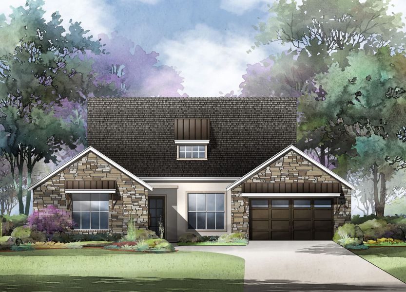 Charleston Floor Plan in The Colony, Bastrop TX | Sitterle Homes Charleston Floor Plan in The Colony, Bastrop TX | Sitterle Homes