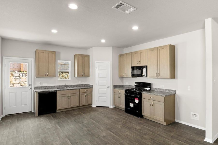 Furnished interior view inside a new home in Cloverleaf, Austin (Image 5).