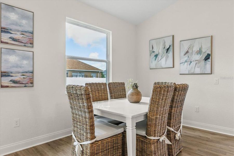 Furnished interior view inside a new home in , Sebring (Image 5). Furnished interior view inside a new home in , Sebring (Image 5).