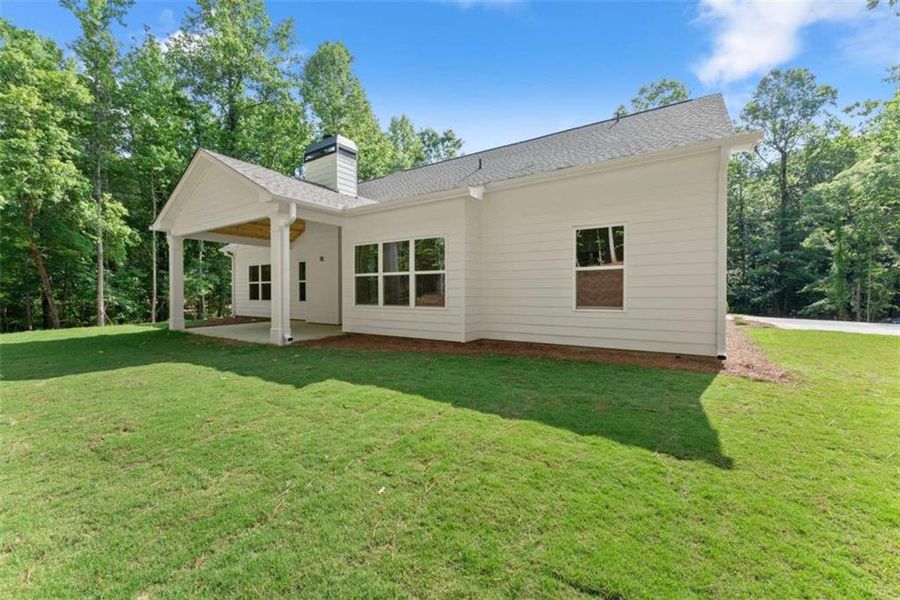Exterior details and patio area of a home in , Maysville (Image 4).