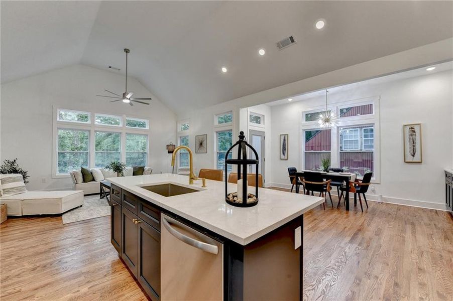 Furnished interior view inside a new home in , Atlanta (Image 16).