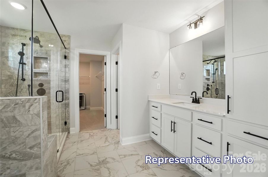 Furnished interior view inside a new home in Enclave at Riverdale, Huntersville (Image 12).
