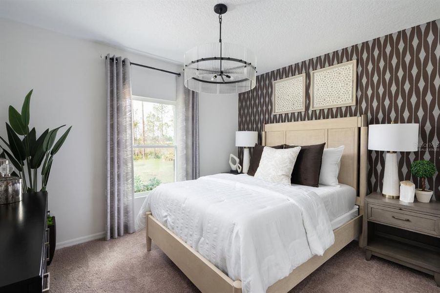 Furnished interior view inside a new home in Pasadena Ridge, Zephyrhills (Image 19).