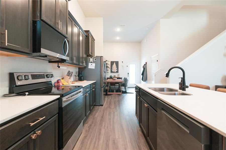 Furnished interior view inside a new home in , Irving (Image 6).