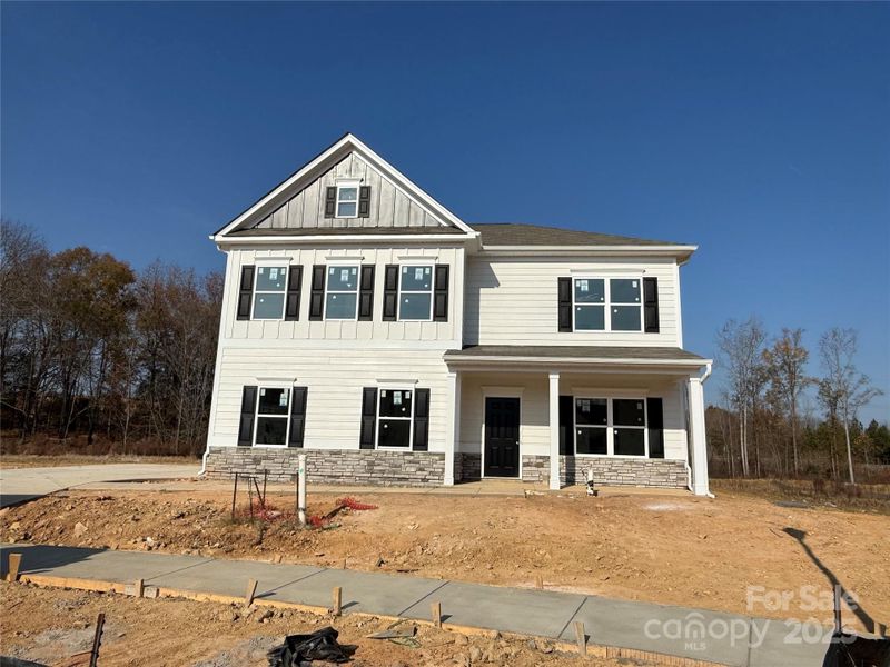 In-progress construction of a new home in Cedar Meadows, Monroe, NC (Image 10).