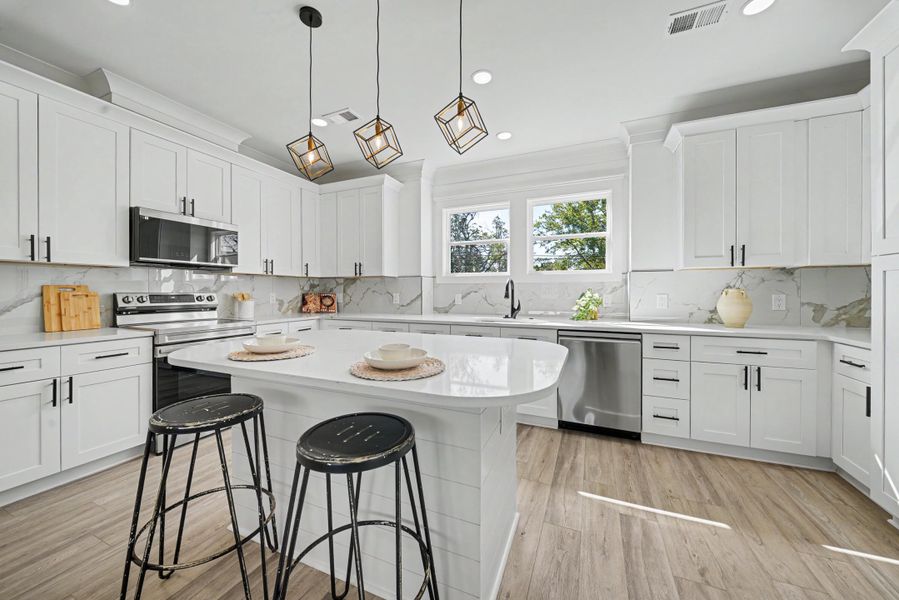 Furnished interior view inside a new home in , North Charleston (Image 11). Furnished interior view inside a new home in , North Charleston (Image 11).