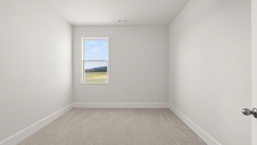 Spacious, unfurnished interior of a new home in Hamptons at Riverwood East, Dallas (Image 23).