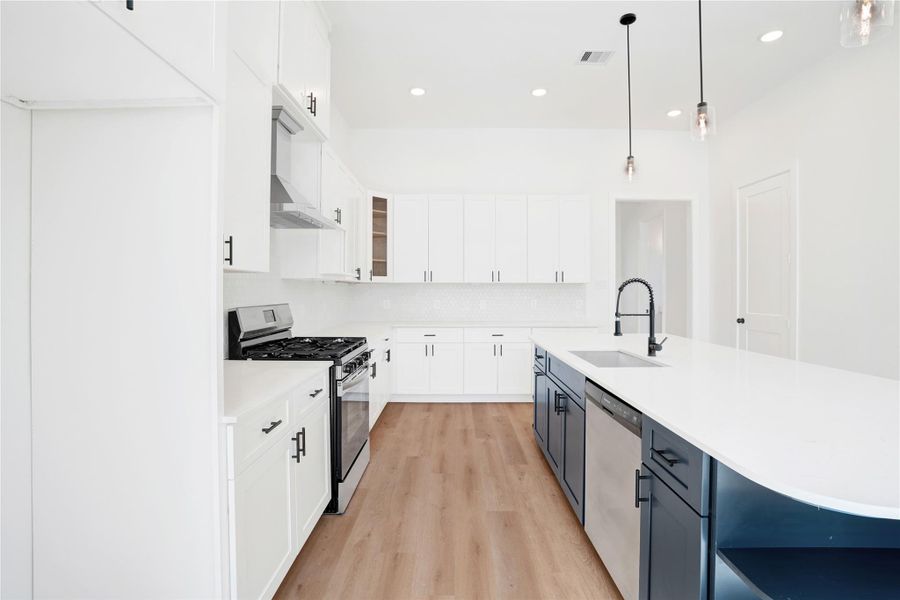 Furnished interior view inside a new home in , Cypress (Image 11).