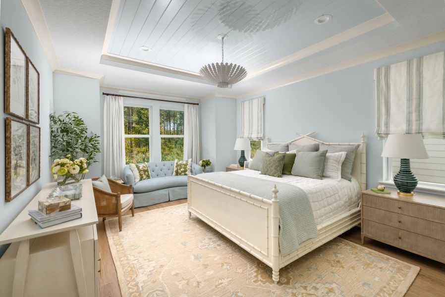 Representative furnished interior of a home built from the Sebring by Riverside Homes in Mariposa at EverRange, Jacksonville (Image 14).