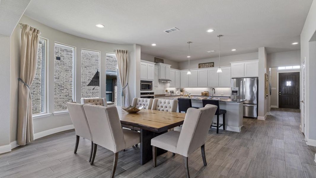Furnished interior view inside a new home in Eagle Creek, Denton (Image 13).