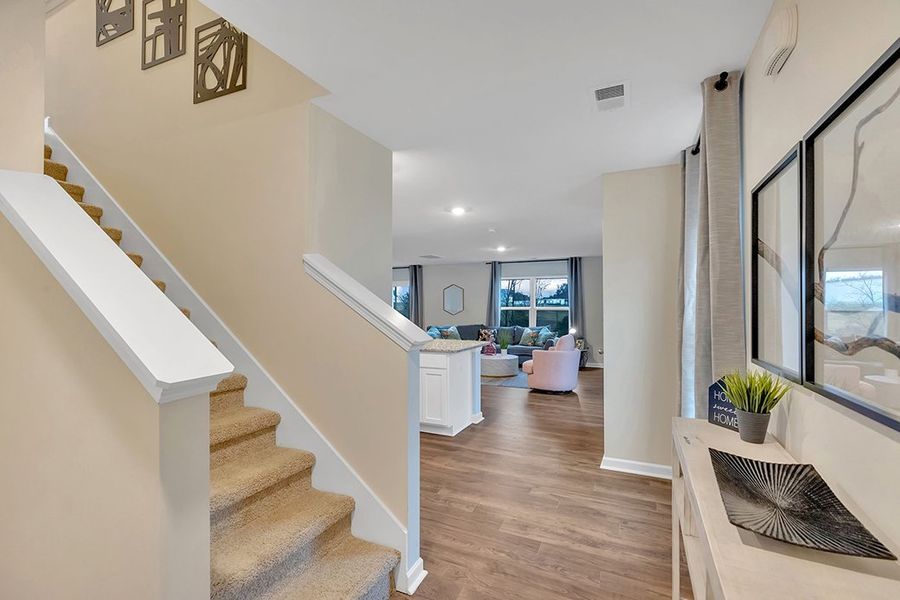 Representative furnished interior of a home built from the Elston by D.R. Horton in Johnson Farms, Greeneville (Image 4).