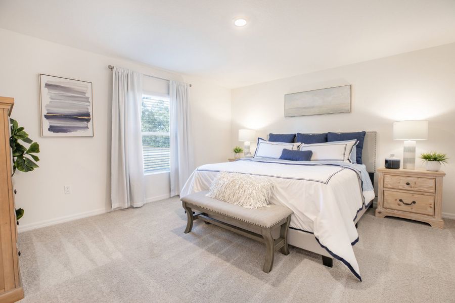 Representative furnished interior of a home built from the Marigold by Maronda Homes in Coastal Communities, Edgewater (Image 12).