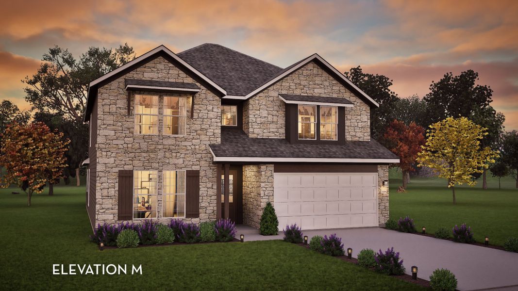Representative exterior photo of a completed home built from the Southfork by CastleRock Communities in Sanctuary, Salado, TX (Image 2).