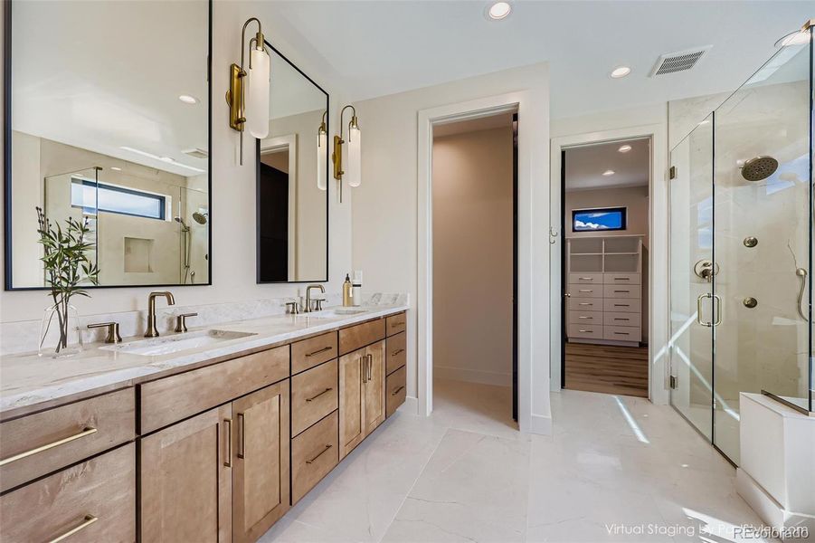 Furnished interior view inside a new home in , Colorado Springs (Image 16). Furnished interior view inside a new home in , Colorado Springs (Image 16).