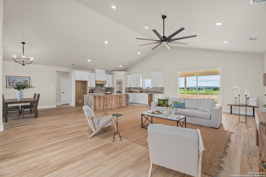 Furnished interior view inside a new home in , San Antonio (Image 11).