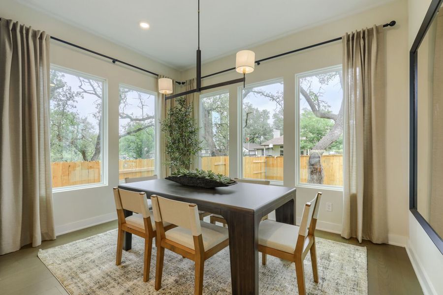 Representative furnished interior of a home built from the 4063 by Risewell Homes in Freedom at Anthem, Kyle (Image 9).