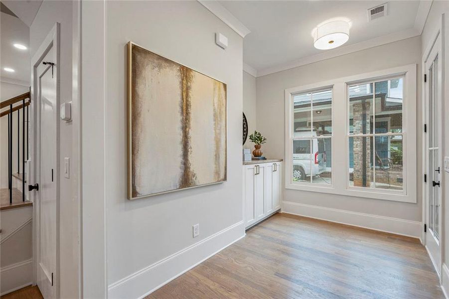 Furnished interior view inside a new home in , Atlanta (Image 4).