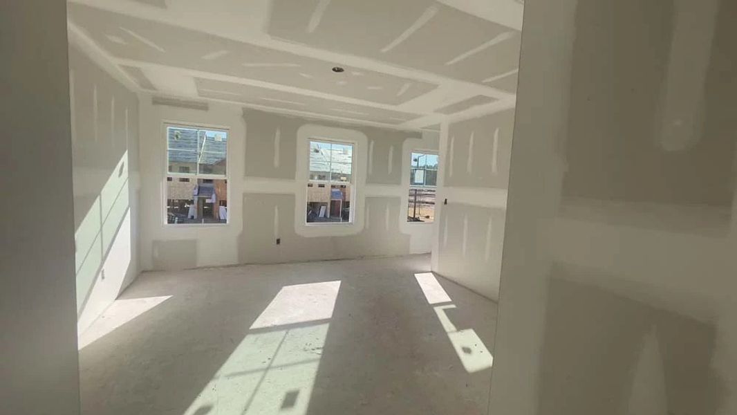 Primary Bedroom Construction Progress Primary Bedroom Construction Progress