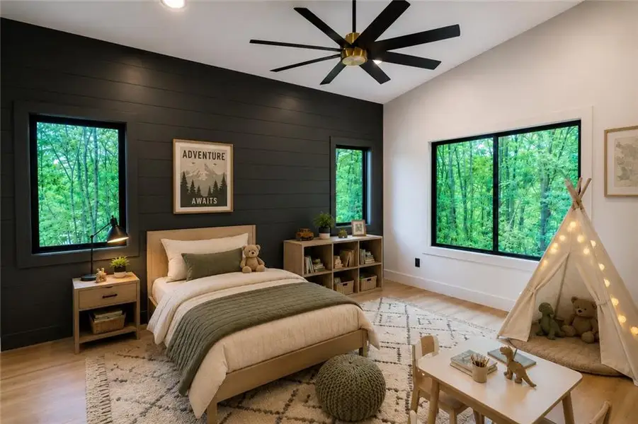 Furnished interior view inside a new home in , Blairsville (Image 6).