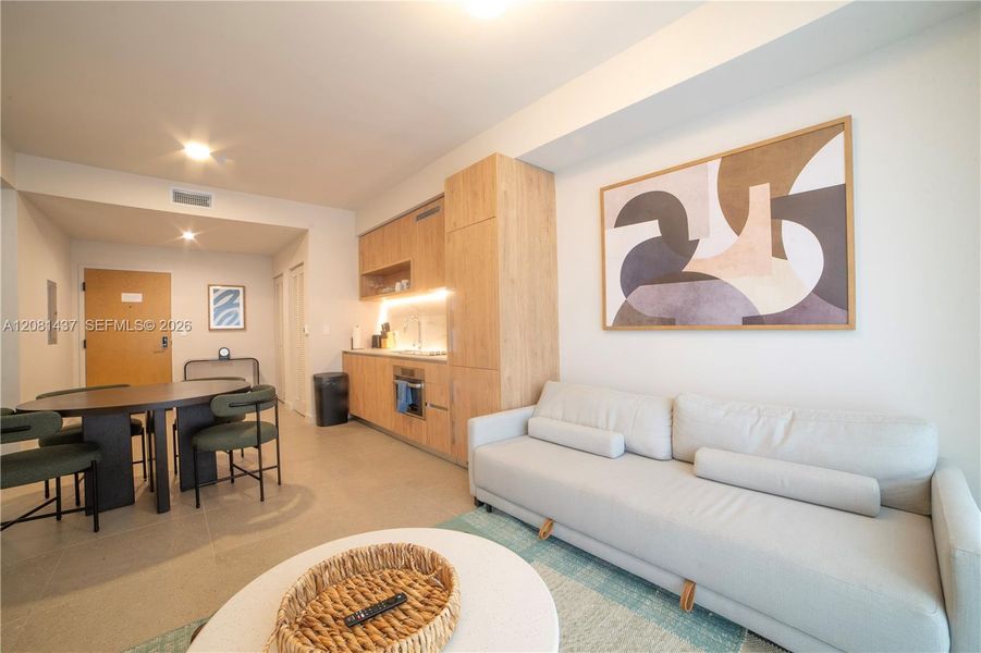 Furnished interior view inside a new home in , Miami (Image 7).