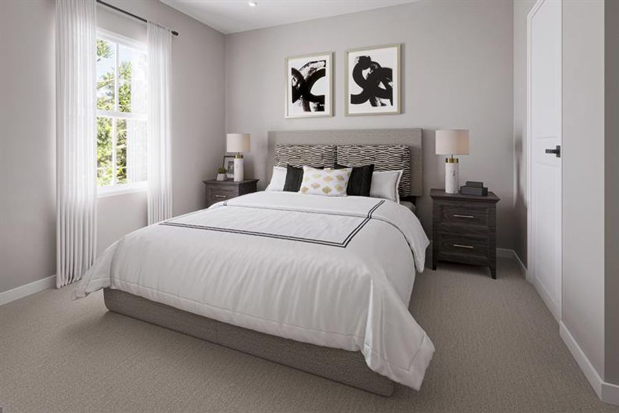 Furnished interior view inside a new home in Stowe Branch Townhomes, Charlotte (Image 7).