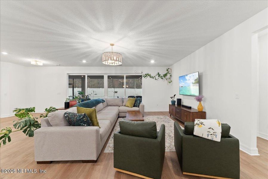 Furnished interior view inside a new home in , Jacksonville (Image 14).