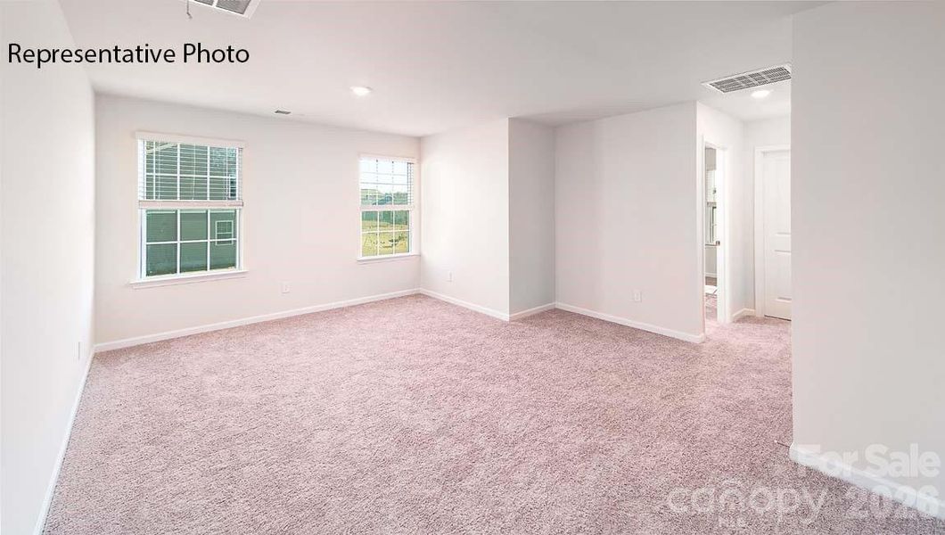 Spacious, unfurnished interior of a new home in Wallace Springs, Statesville (Image 35).