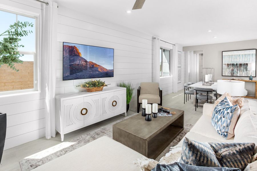 Representative furnished interior of a home built from the Pinehurst by Beazer Homes in Acacia Foothills at Estrella: Acacia Foothills II, Goodyear (Image 15).