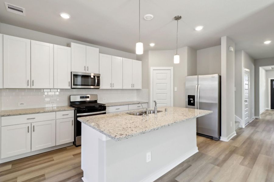 Photo is not of the actual home but is an inspirational photo of builder’s model home and may depict options, furnishings, and/or decorator features that are not included. Photo is not of the actual home but is an inspirational photo of builder’s model home and may depict options, furnishings, and/or decorator features that are not included.