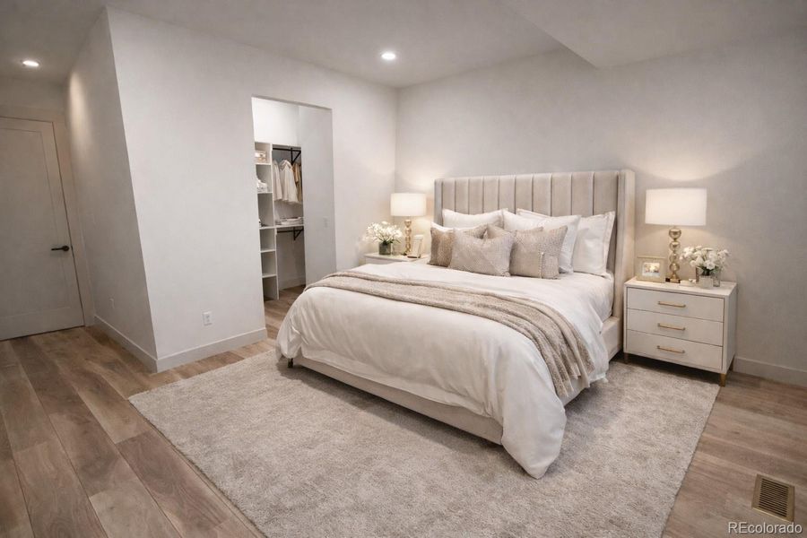 Furnished interior view inside a new home in , Keenesburg (Image 31).