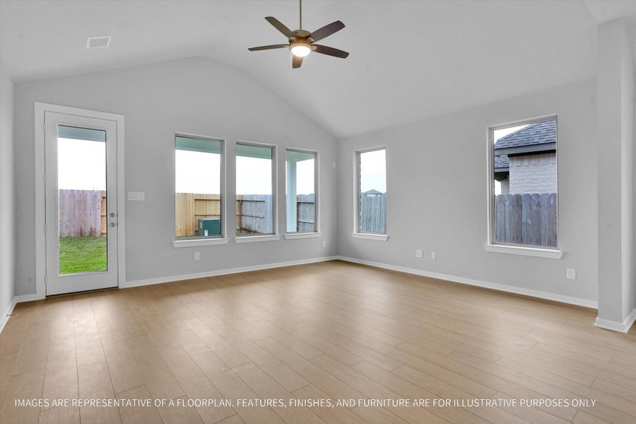 Spacious, unfurnished interior of a new home in Emberly  45', Beasley (Image 18).