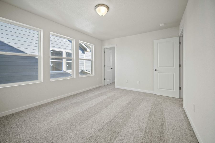 Representative unfurnished interior of a home built from the Manitou by View Homes in Aspen Meadows – Townhomes, Colorado Springs (Image 23). Representative unfurnished interior of a home built from the Manitou by View Homes in Aspen Meadows – Townhomes, Colorado Springs (Image 23).