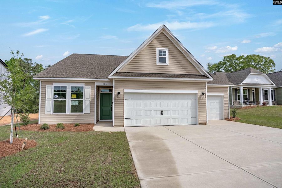 Front exterior of a new home in Rolling Hills, Prosperity, SC, highlighting curb appeal (Image 2). Front exterior of a new home in Rolling Hills, Prosperity, SC, highlighting curb appeal (Image 2).