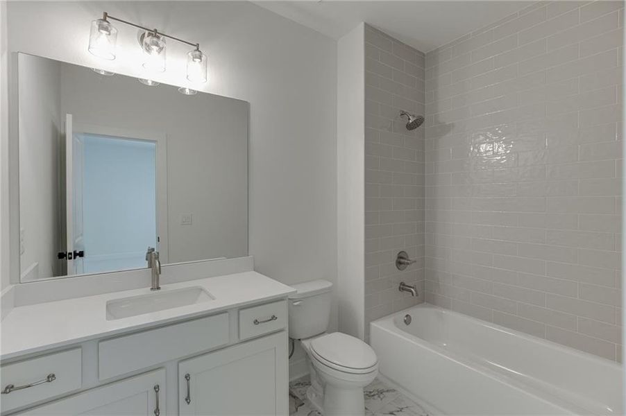 Furnished interior view inside a new home in , Buford (Image 14).