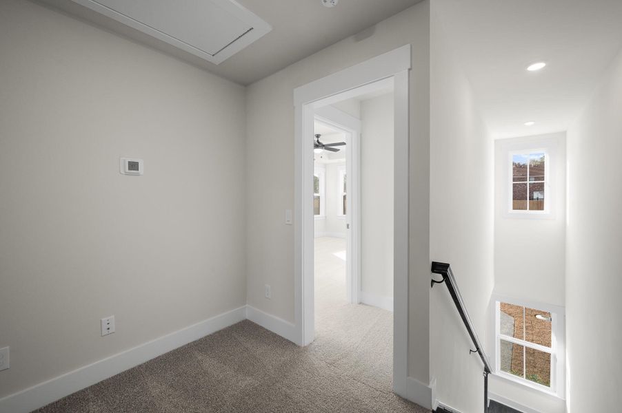 Photo is of a similar home