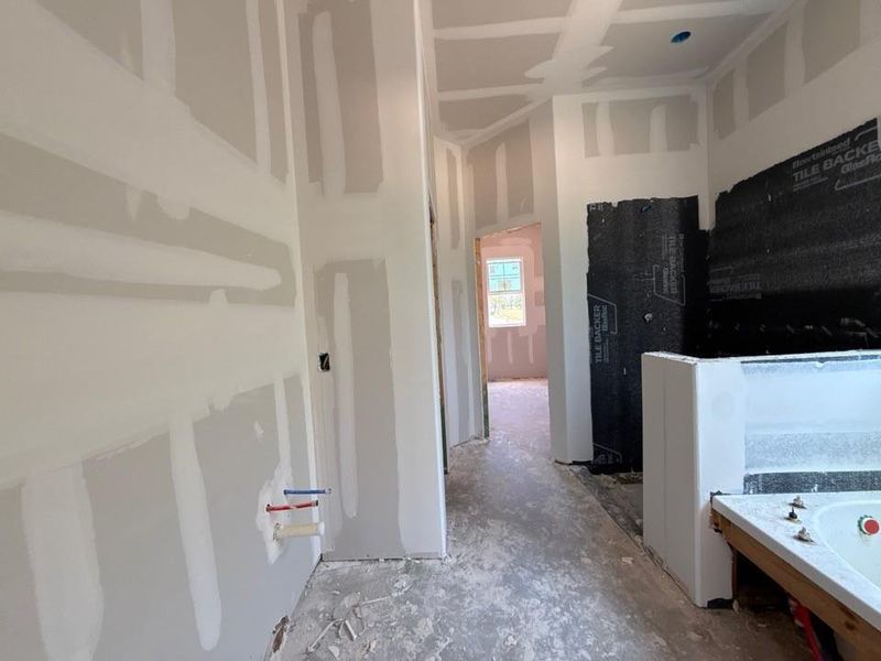 In-progress construction of a new home in Oak Grove Addition, Springtown, TX (Image 3).
