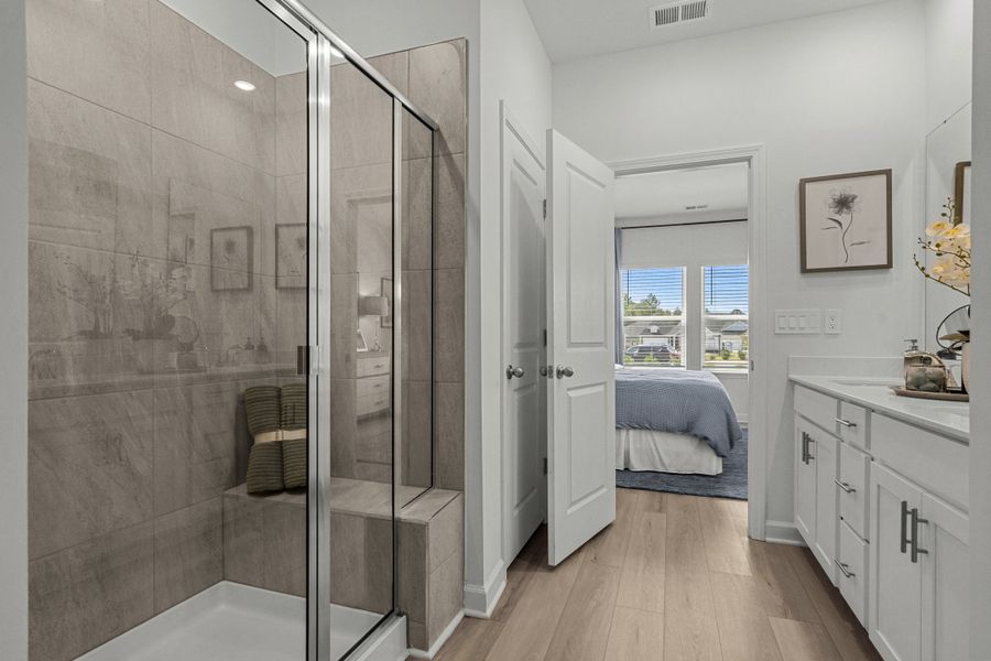 Furnished interior view inside a new home in Waterside - Boardwalk Series, Longs (Image 10). Furnished interior view inside a new home in Waterside - Boardwalk Series, Longs (Image 10).