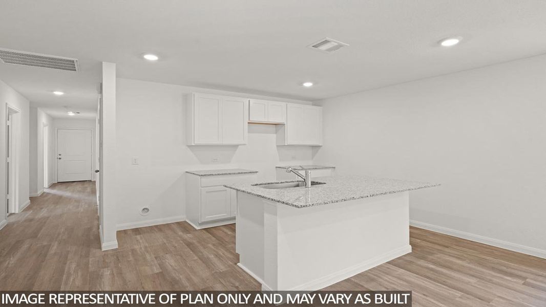 Furnished interior view inside a new home in McCrorey Trails, Conroe (Image 6).