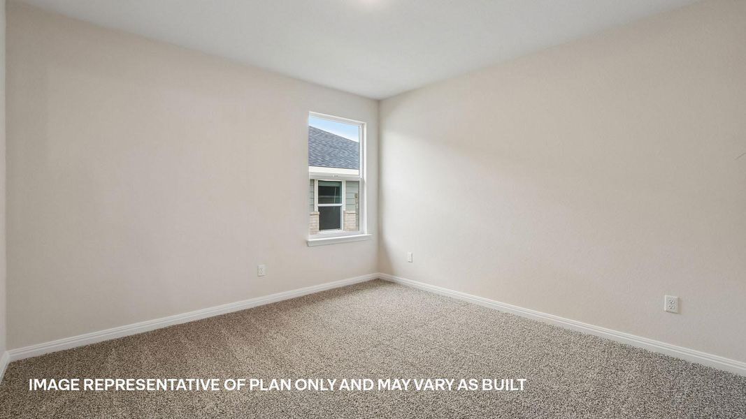 Spacious, unfurnished interior of a new home in Trails at Wildhorse, Austin (Image 14).