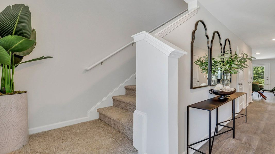 Furnished interior view inside a new home in The Pines at New Hampstead, Bloomingdale (Image 3).