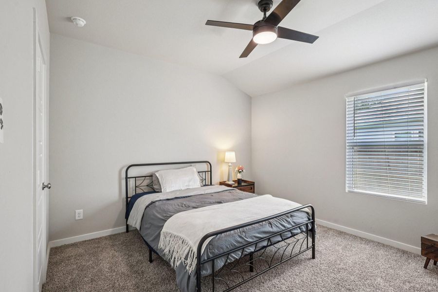 Furnished interior view inside a new home in Sundance Cove - Classic Series, Crosby (Image 27). Furnished interior view inside a new home in Sundance Cove - Classic Series, Crosby (Image 27).