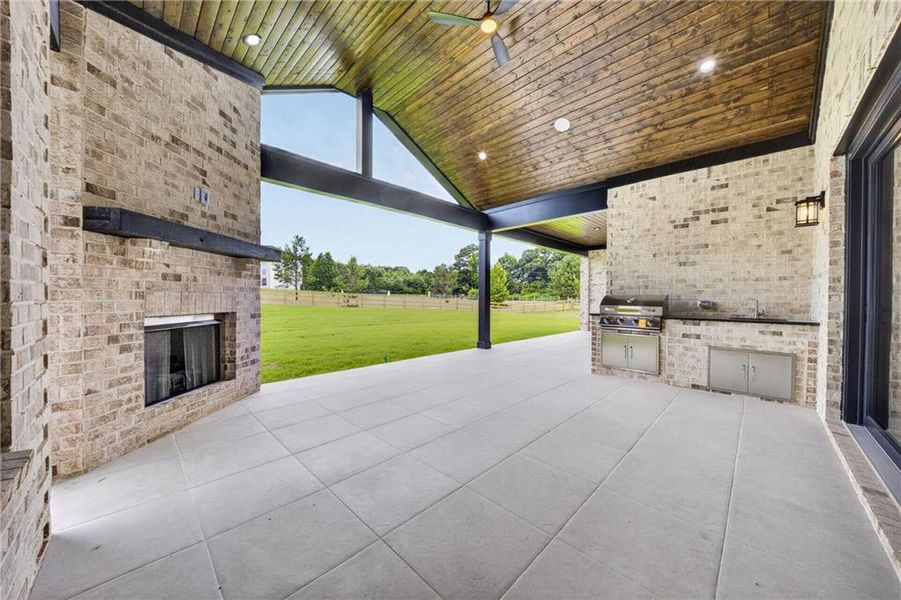 Exterior details and patio area of a home in , Dacula (Image 34). Exterior details and patio area of a home in , Dacula (Image 34).