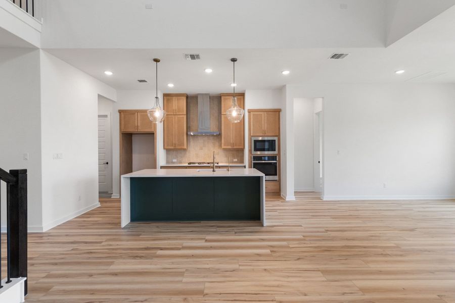 Furnished interior view inside a new home in Heritage, Dripping Springs (Image 15).