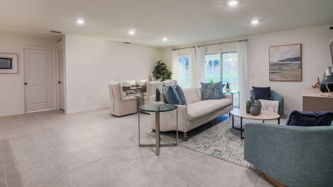 Representative furnished interior of a home built from the Iris by Maronda Homes in Labelle, Labelle (Image 10).