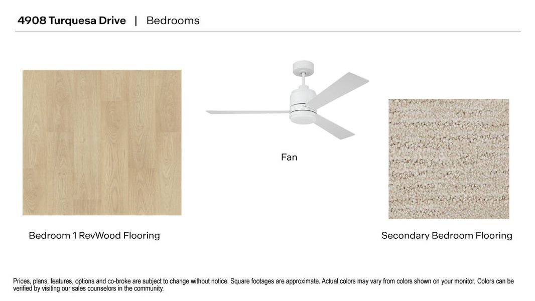 Sample of building materials used in homes in Sola Vista at West Cypress Hills, Spicewood (Image 10).