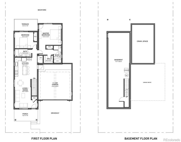 2D floor plan layout of this home in , Gypsum, CO (Image 3).