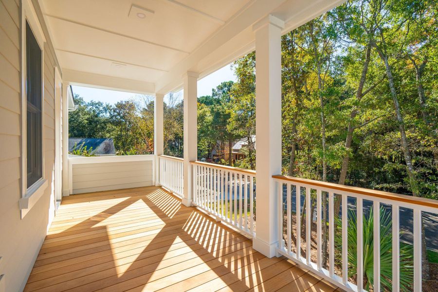 Exterior details and patio area of a home in , Johns Island (Image 40).